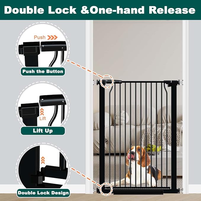 Fairy Baby 40.5" Extra Tall Baby Gate - Image 4