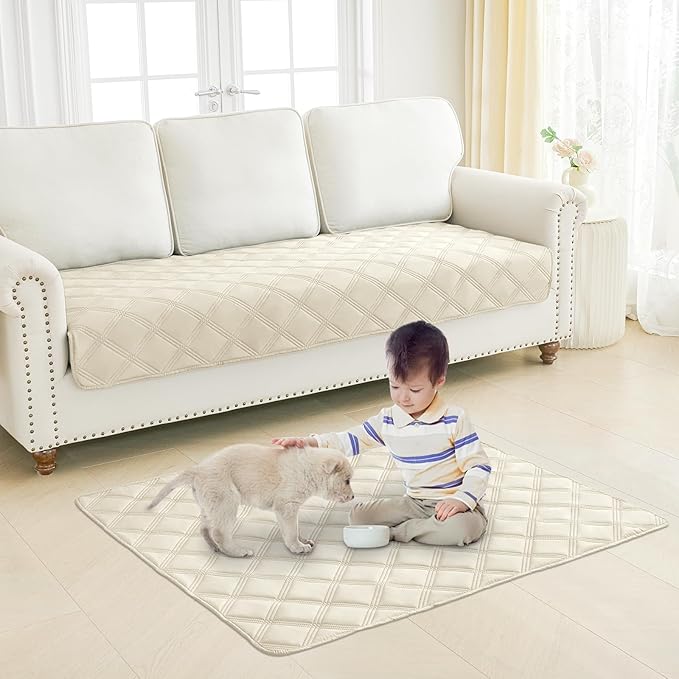 Smiry Waterproof Dog Bed Cover Blanket 40x80, Soft Reversible Pet Blanket - Image 7