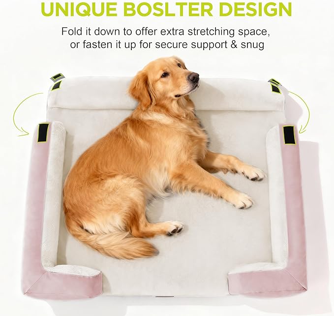 Orthopedic Dog Bed for Extra Large Dogs, XXL Waterproof Egg Crate Memory Foam - Image 3