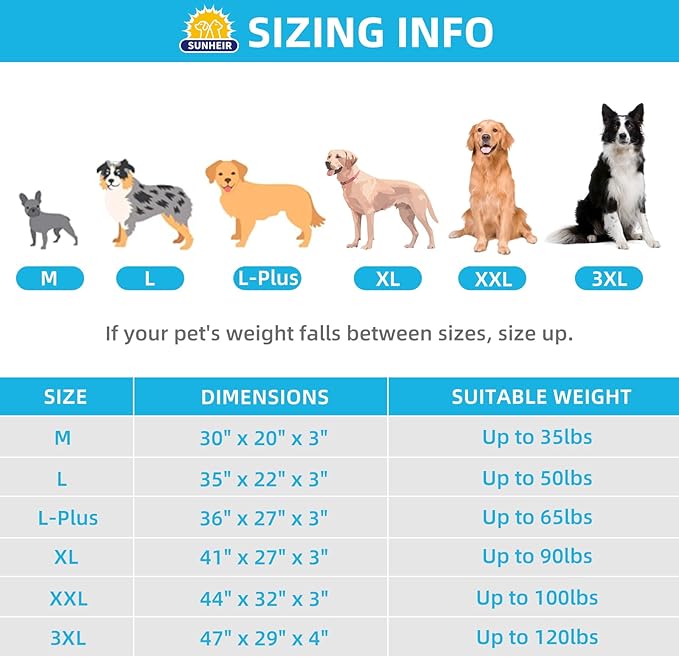 Sunheir XXL Dog Bed Extra Large Waterproof Big Orthopedic Dog Beds - Image 6