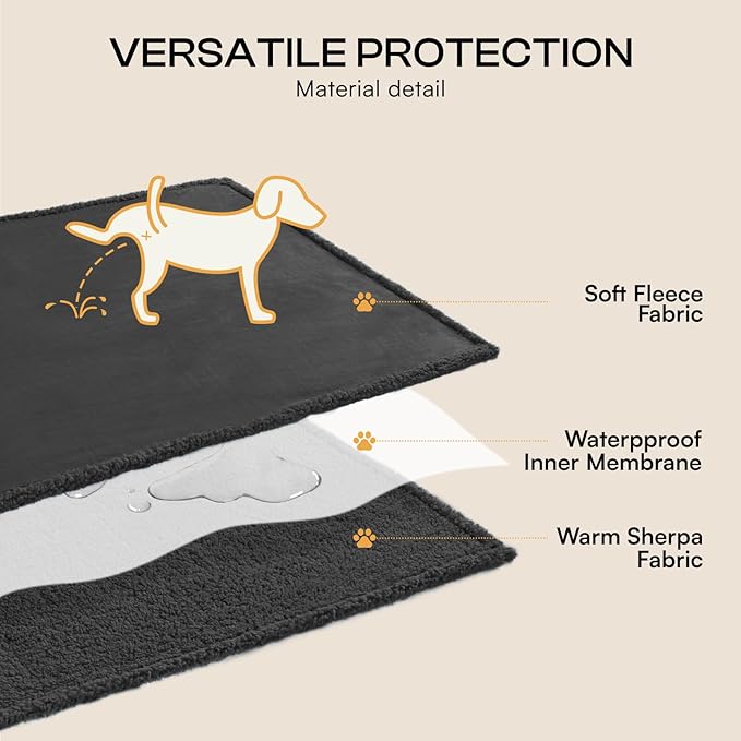 Waterproof Pet Blanket, Liquid Pee Proof Dog Blanket - Image 4