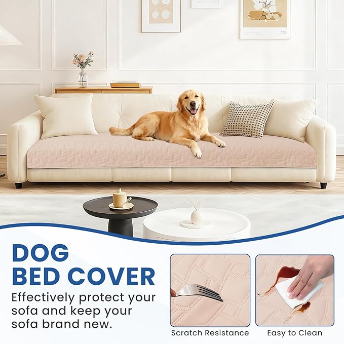 Waterproof Couch Covers for Pets, Waterproof Dog Bed Cover, Anti-Slip Soft Dog - Image 6