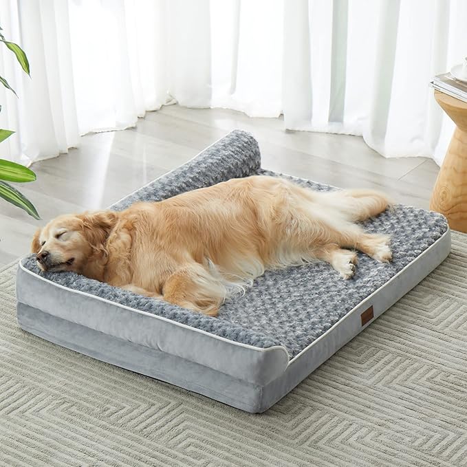 BFPETHOME Orthopedic Dog Beds for Large Dogs-Waterproof Sofa Pet Bed by BFPETHOME