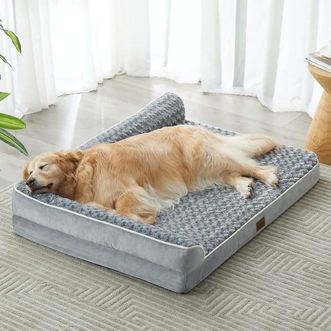 BFPETHOME Orthopedic Dog Bed for Extra Large Dogs-Big Waterproof Sofa Dog Bed by BFPETHOME