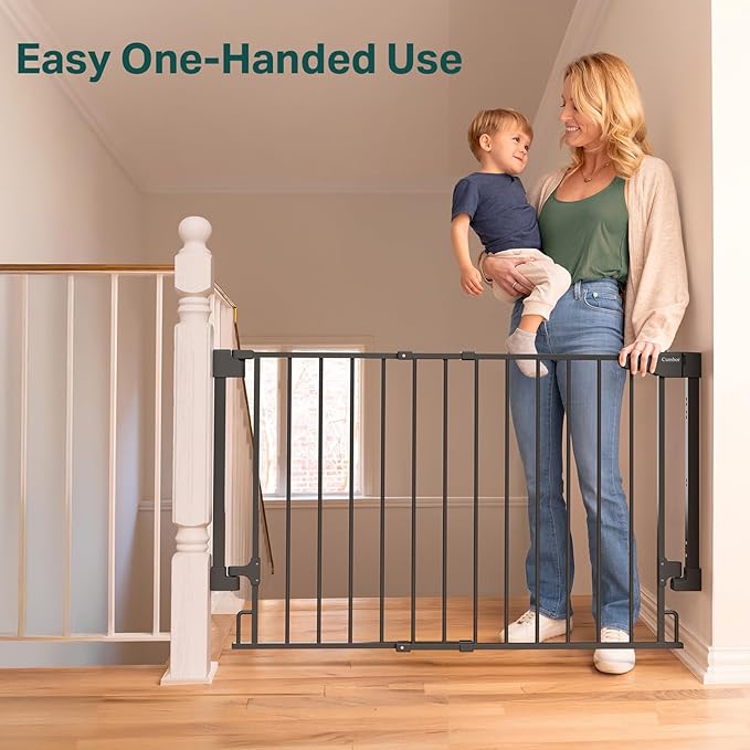 Cumbor 2 Pack 29.2-43" No Bottom Bar Baby Gate - Image 9