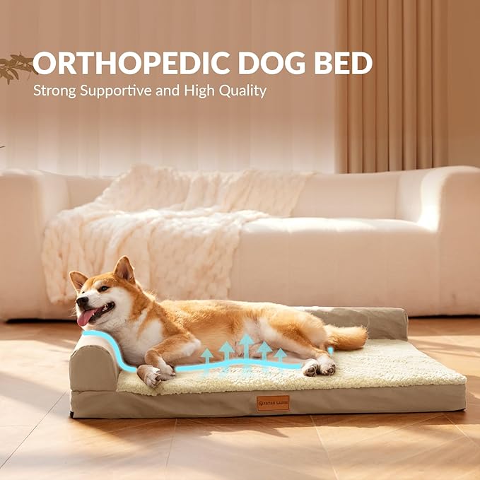Patas Lague Orthopedic XL Dog Bed Large Sized Dog 48''X30'', Waterproof L - Image 4