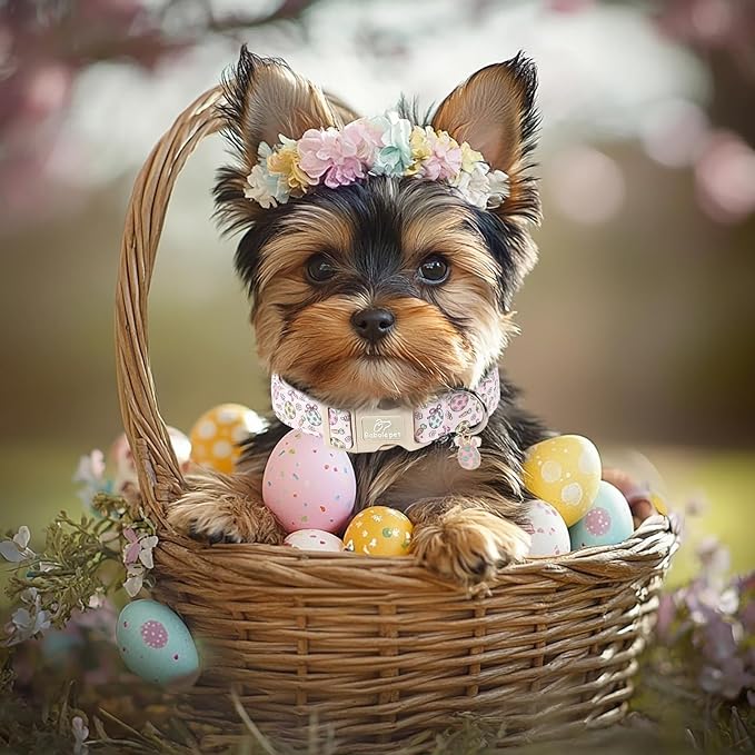 Easter Dog Collar for Medium Dogs - Image 5