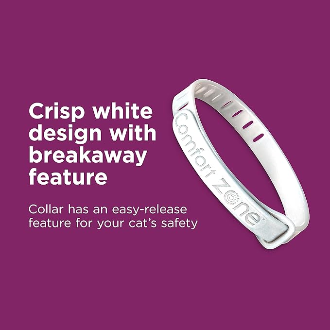 Comfort Zone Cat Calming Collar: 1 30-Day Calming Collar; Cat Pheromones Help - Image 5