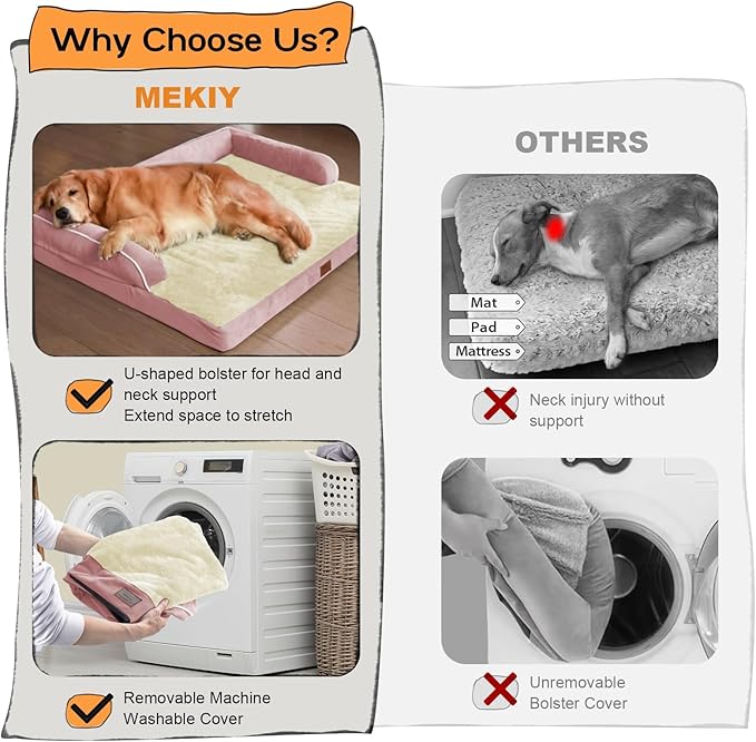 Extra Large Dog Bed-Orthopedic Waterproof XL Dog Bed - Image 4