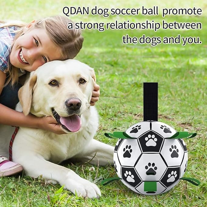 QDAN Dog Toys for Small Medium Puppy, Soccer Ball for Dogs - Image 3