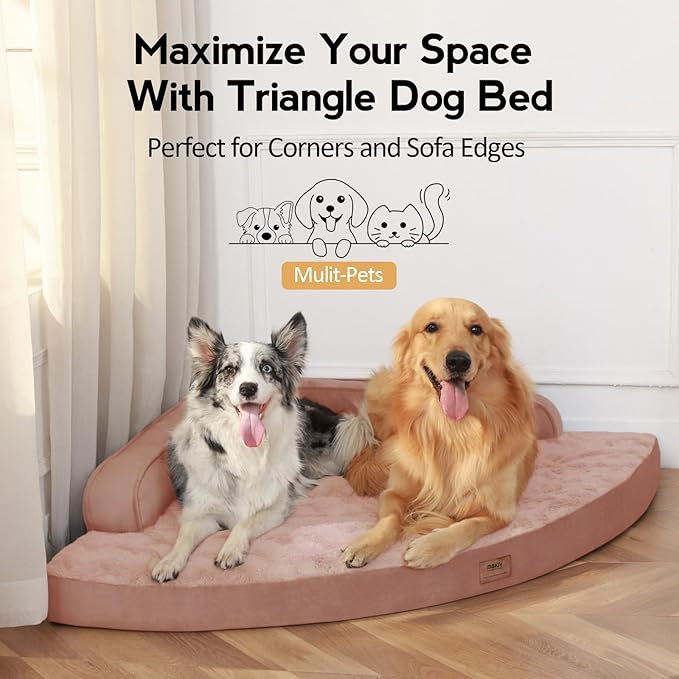 Large Orthopedic Dog Bed with Sides XXXL Dog Beds with Removable Washable Cover - Image 4