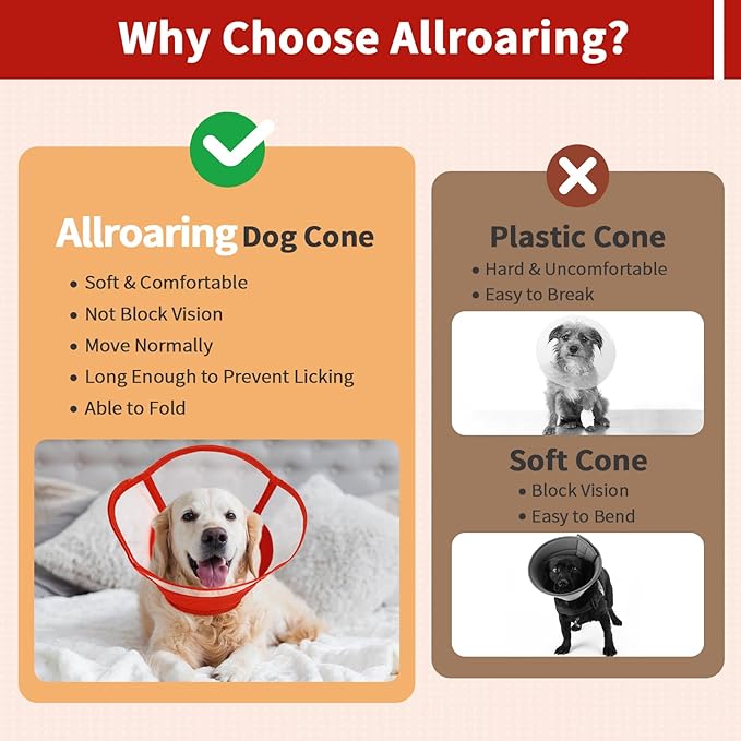 Allroaring Dog Cone Alternative, Soft Dog Cones - Image 7
