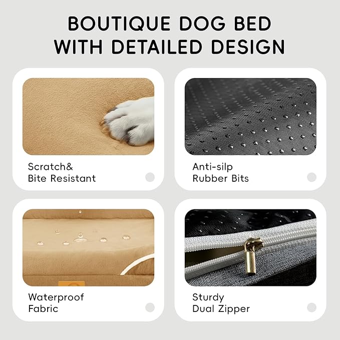 Homemate Dog Bed for Extra Large Dog: 48x35 inch Orthopedic Large Dogs Bed XXL - Image 6