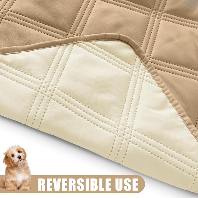 Smiry Waterproof Dog Bed Cover Blanket 82x82, Soft Reversible Pet Blanket - Image 3