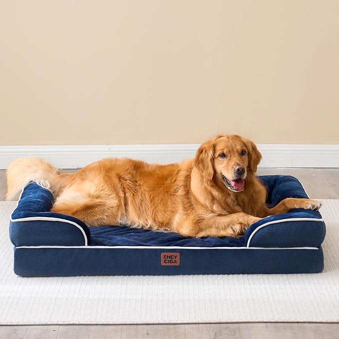 EHEYCIGA Orthopedic Dog Beds for Large Dogs, Waterproof Memory Foam Large Pet - Image 9
