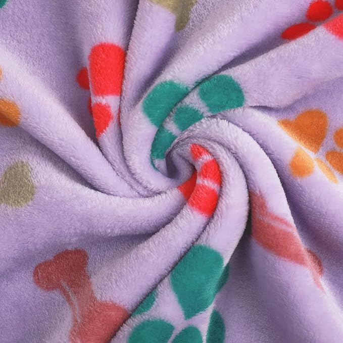 Luciphia 1 Pack 6 Dog Blankets Cat Soft Fluffy Fleece Pet Blanket Warm Cute - Image 5