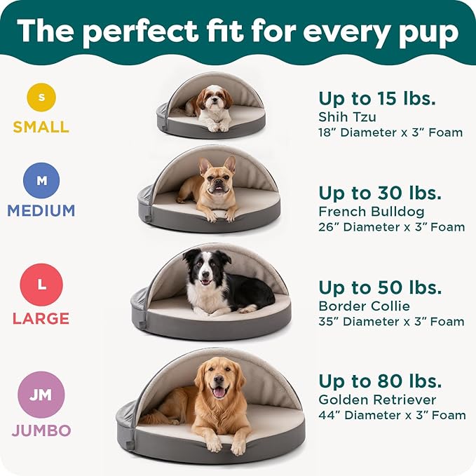 Furhaven 35" Round Orthopedic Dog Bed - Image 6