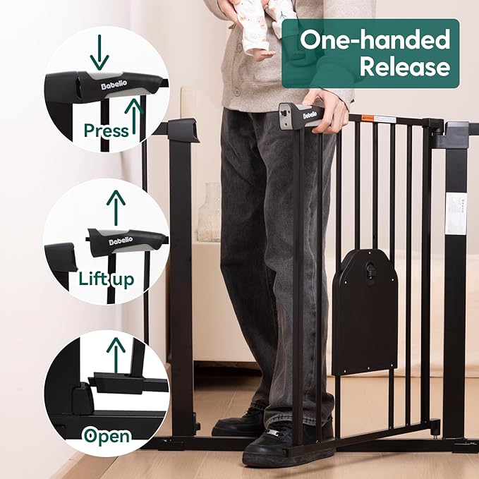 Babelio Auto Close Baby Gate - Image 3