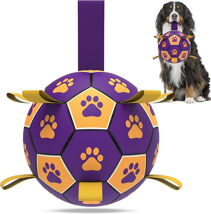 QDAN Extra Large Dog Toys Soccer Ball by QDAN