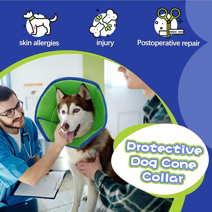 Dog Cone for Large Dogs After Surgery, Soft Dog Cone Collar for Dogs to Stop - Image 6
