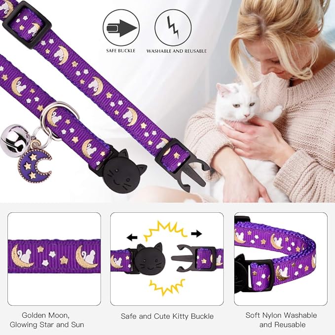 2Pcs Breakaway Cats Collars Cat Collars - Image 2