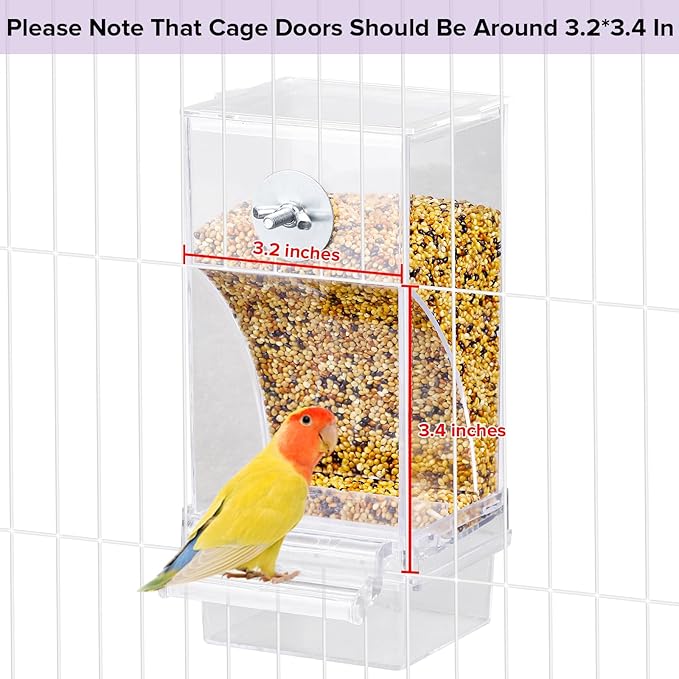 No Mess Bird Feeder Water Dispenser Set, Bird Feeder - Image 6