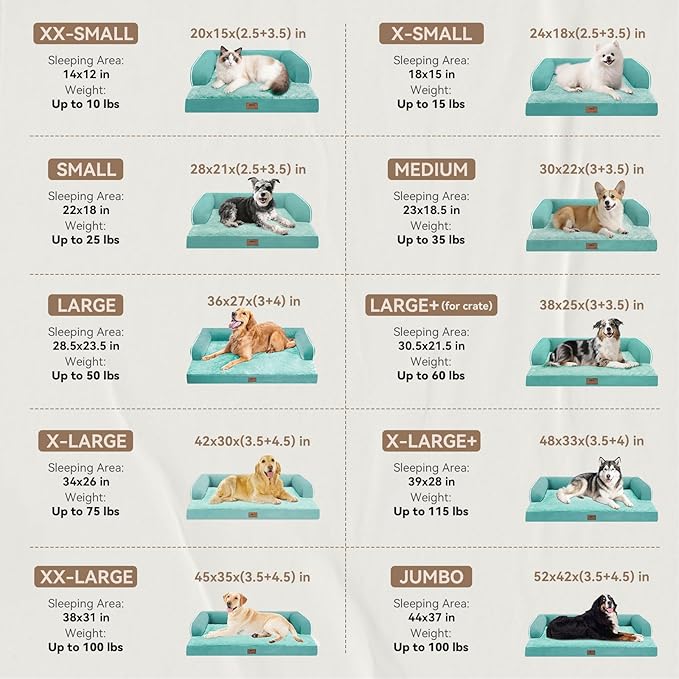 Orthopedic Large Dog Bed Washable: Large Size Dog Beds - Image 2