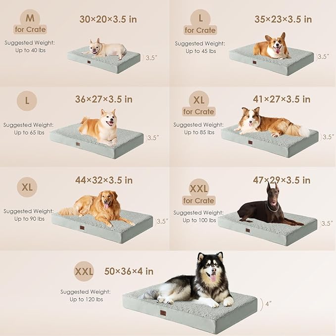 EHEYCIGA Orthopedic Dog Beds for Large Dogs - Image 3