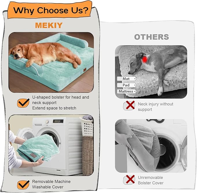 Orthopedic Washable Large Dog Bed, Dog Beds - Image 4