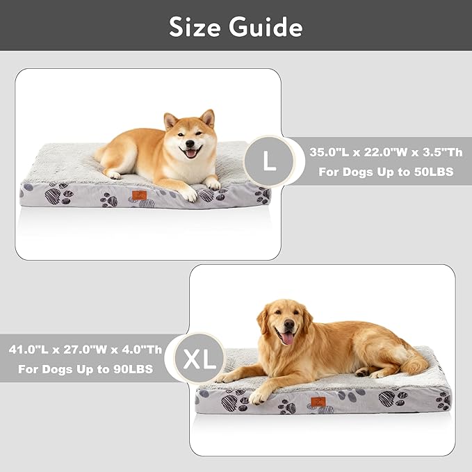Waterproof Orthopedic Dog Bed for Extra Large Dogs 41x27x4 Inch - Image 6