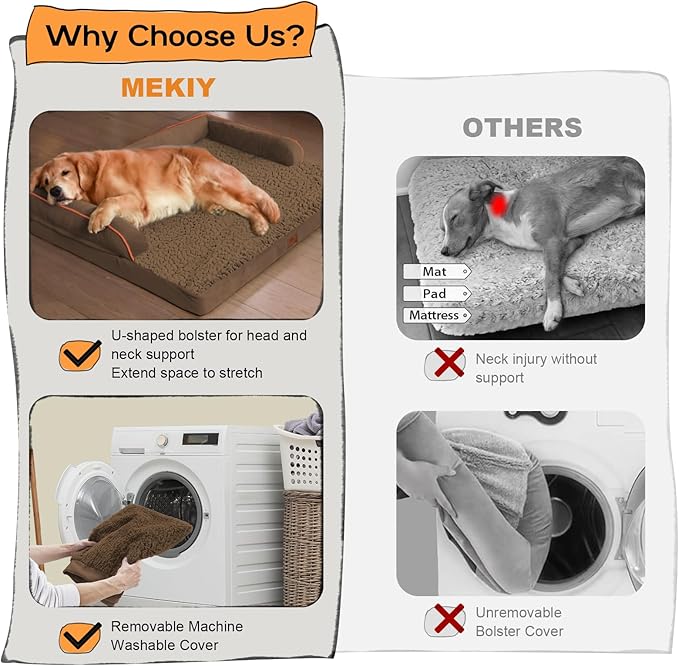 Large Dog Bed Orthopedic Washable - Image 4