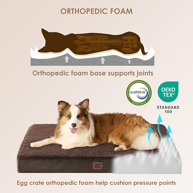 EHEYCIGA Orthopedic Foam Dog Bed - Image 2
