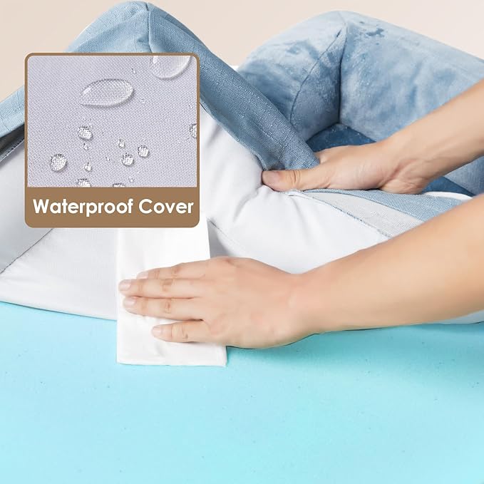 EHEYCIGA Orthopedic Dog Beds for Large Dogs, Waterproof Memory Foam Large Dog - Image 3