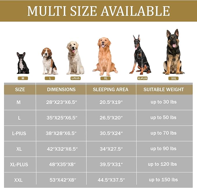 Bedfolks Orthopedic Dog Bed XXL, Waterproof Dog Sofa Bed - Image 5