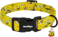 Yellow Dog Collar for Medium Dogs, Spring & Summer Theme Medium Dog Collars by Unknown