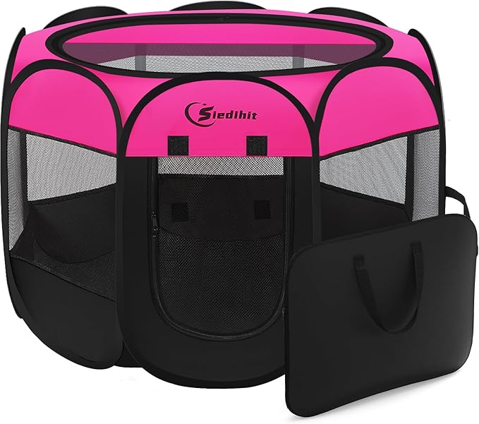 Dog Playpen, Puppy Pet Playpens Indoor by Siedihit