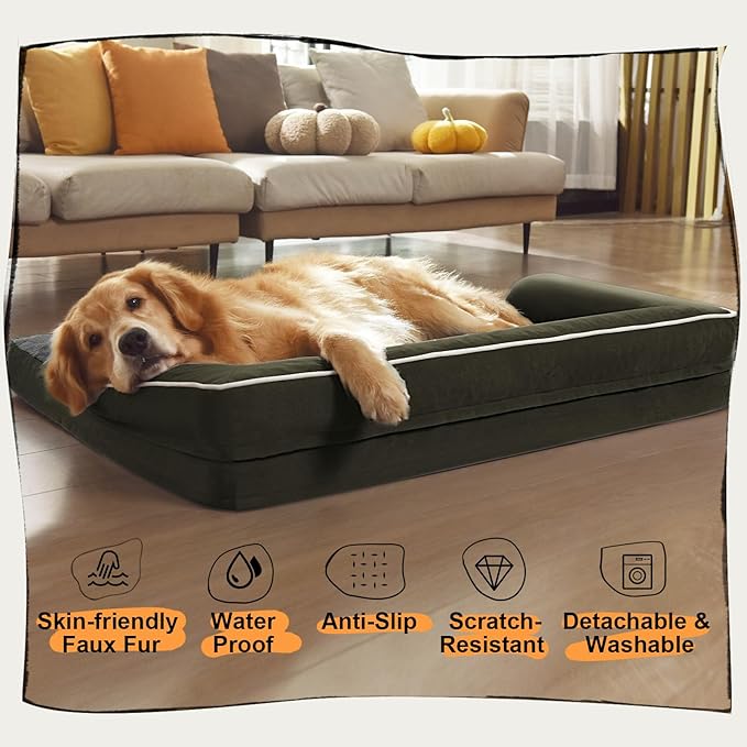 Dog Bed Medium Size Dog-Orthopedic Waterproof Bed - Image 6