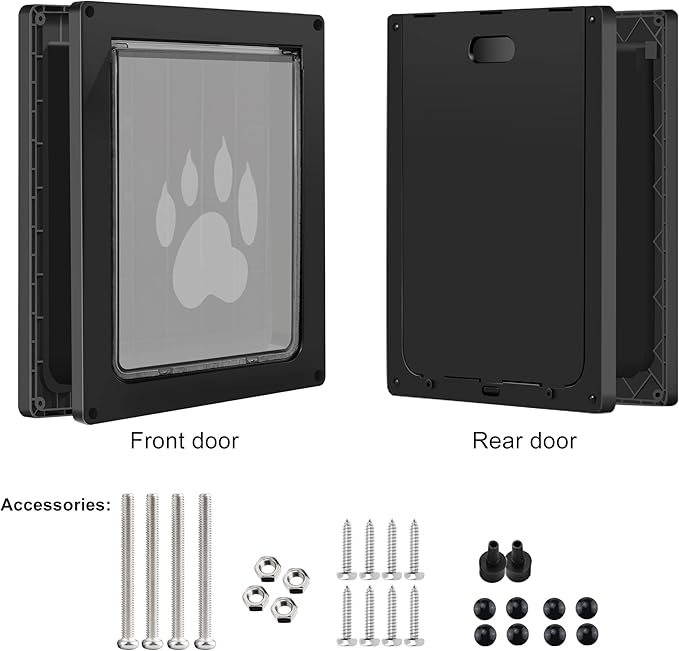 CEESC Dog Door for Pets Up to 45 lb, Weatherproof Pet Door for Cats and Dogs - Image 7