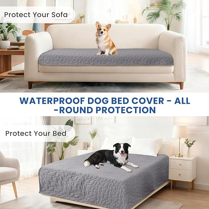 Waterproof Dog Bed Cover Pet Blanket, Soft Couch Cover - Image 7