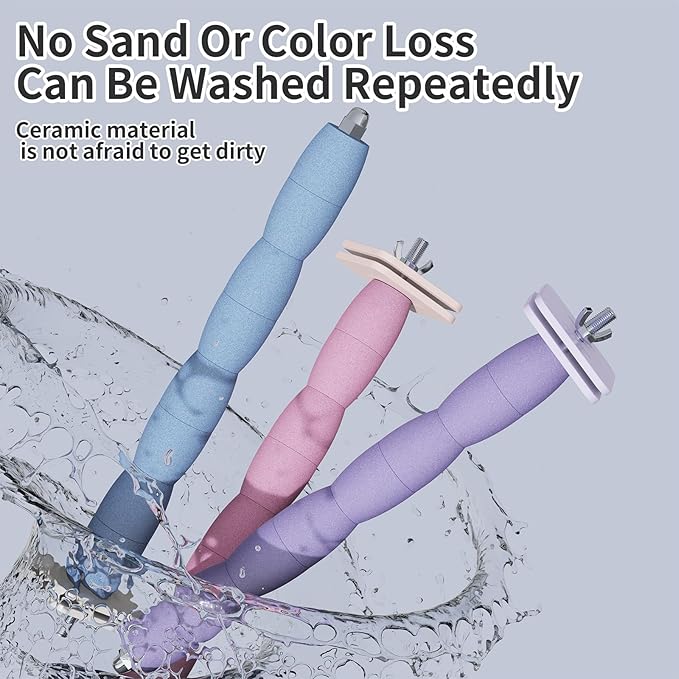 Bird Perch Stand Toy – Abrasive Surface Ceramic Paw Grinding Stick – Parrot - Image 3