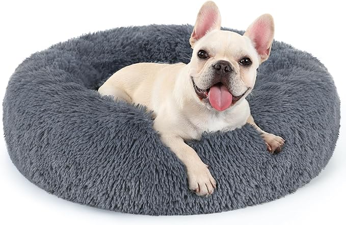 rabbitgoo Calming Dog Bed for Small Medium, 27 inches Pet Bed Machine Washable by rabbitgoo