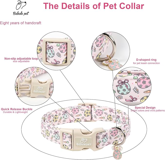 Easter Dog Collar for Giant Large Dogs - Image 3