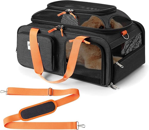 19x13x9 TSA Approved top Expandable pet Carrier by pidipiti