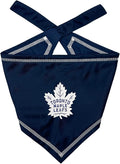 Pets First NHL Toronto Maple Leafs TIE Bandana, Size Large/X-Large. Dog Bandana by PETSFIRST