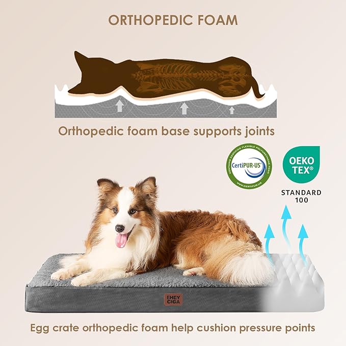 EHEYCIGA Orthopedic XL Dog Beds - Image 2