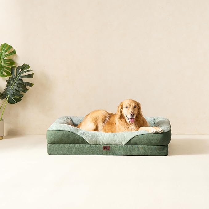 EHEYCIGA Orthopedic Dog Bed for Large Sized Dog, Waterproof Liner & Washable - Image 8