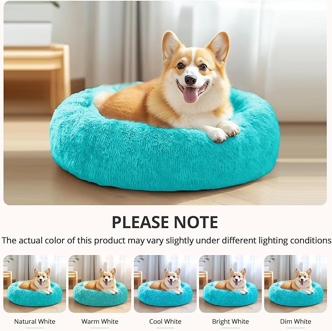 JOLLYVOGUE Calming Dog Bed for Small Dogs - Image 8