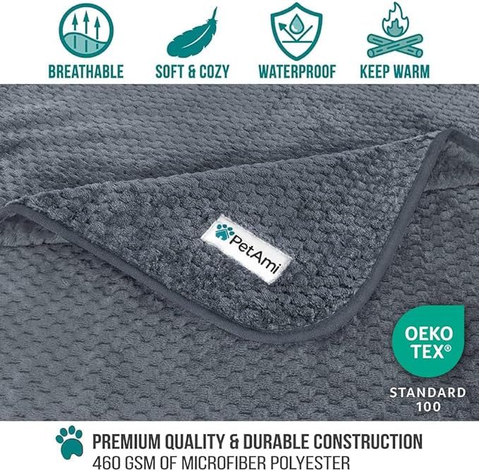 PetAmi Waterproof Dog Blanket, Leakproof XL Pet Blanket - Image 3