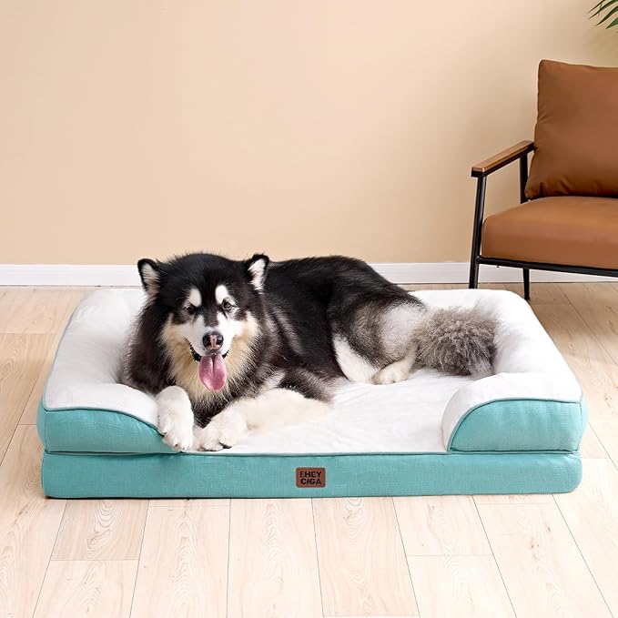 EHEYCIGA Orthopedic Dog Beds for Large Dogs, Waterproof Memory Foam Large Dog - Image 9