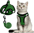 FAYOGOO Cat Harness and Leash Set | Upgrade Step-in Escape Proof Harness | by FAYOGOO
